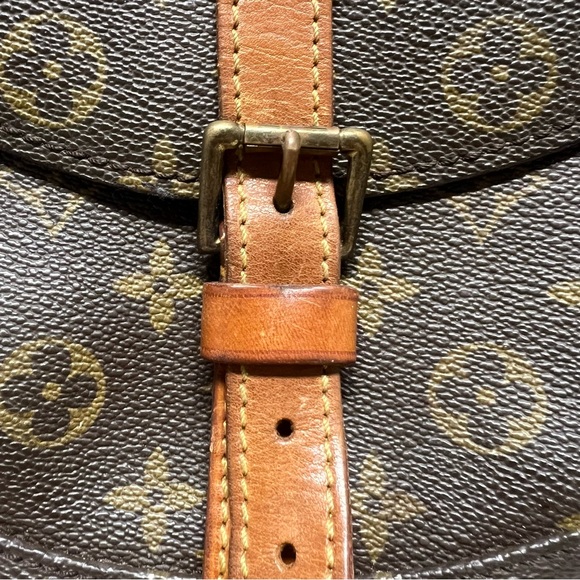 Louis Vuitton Vtg 80’s Chantilly MM Monogram Crossbody Shoulder Bag Brown Purse - Picture 4 of 17
